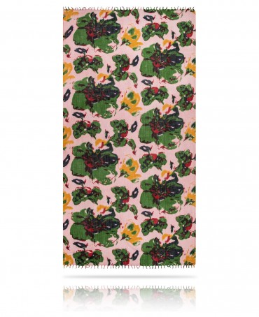 Палантин Женский W40-GRANDE.FLEUR/ROSE